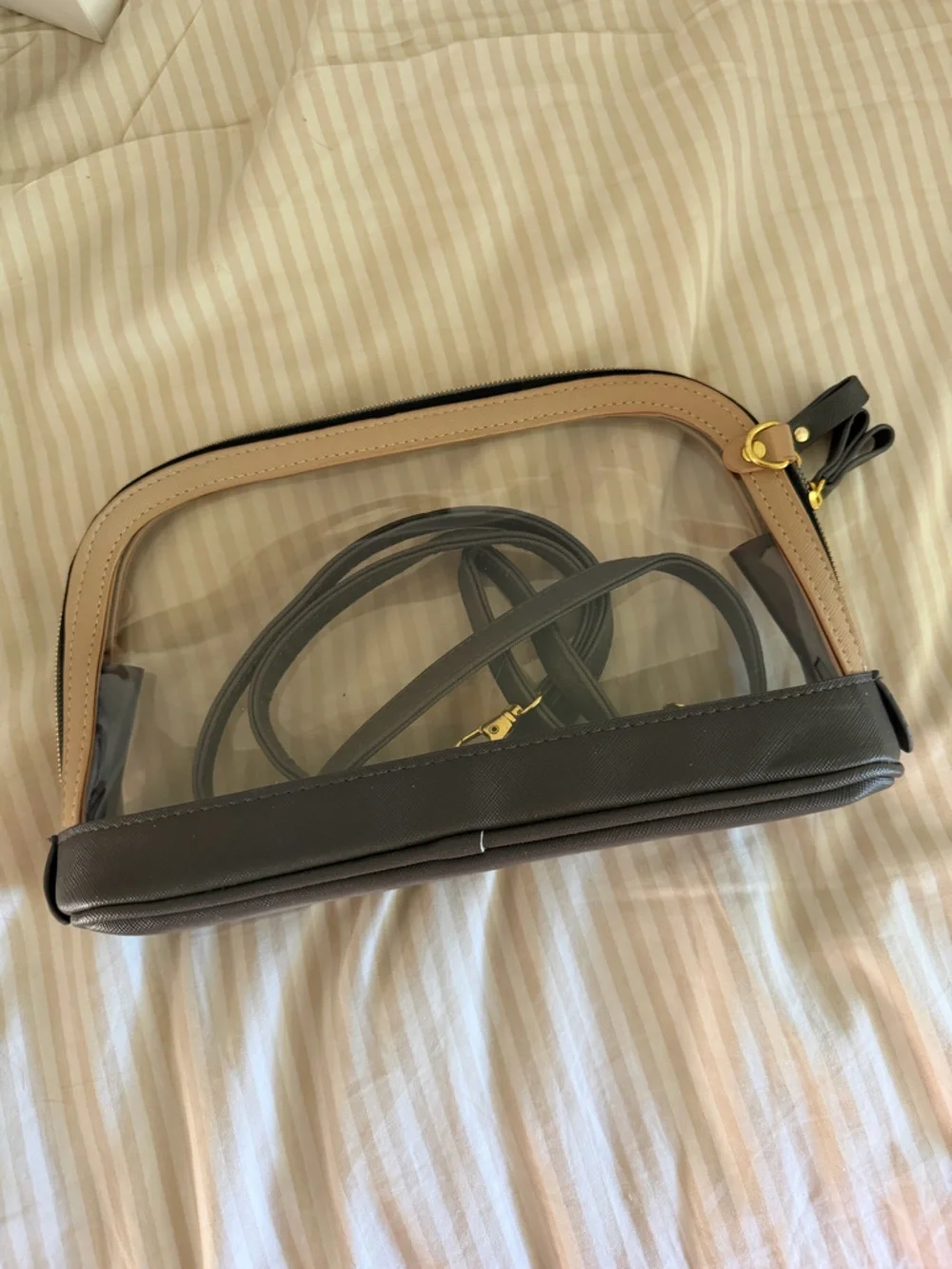 Clear Bag w/ Adjustable Strap - Picture 2 of 3